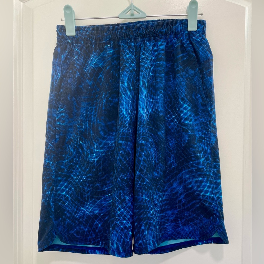 All in Motion Boys Blue Camouflage Athletic Shorts – Lightweight & Breathable